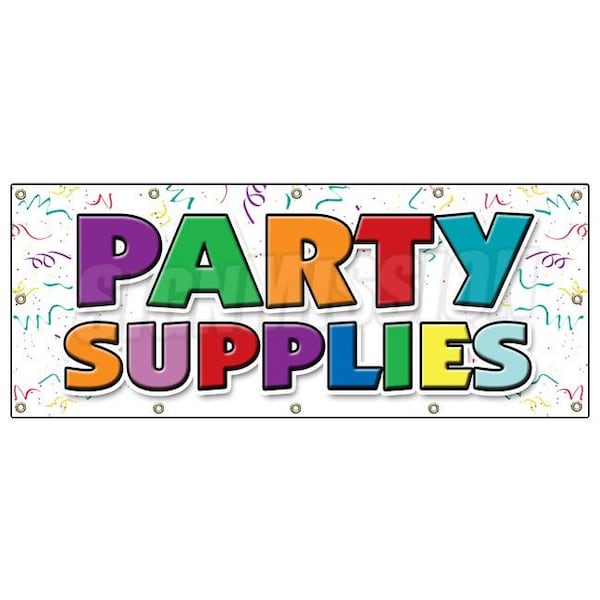 Signmission PARTY SUPPLIES BANNER SIGN birthday new year retirement cocktail B-120 Party Supplies - main